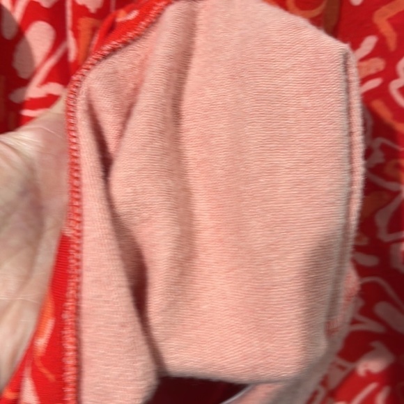 Athleta balance sweatshirt in Abstract Floral Matador Red - size medium - Picture 8 of 9